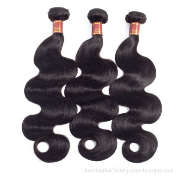 Peruvian Human Hair Bundles Remy Natural Hair Body Wave Weave Human Hair Bundle